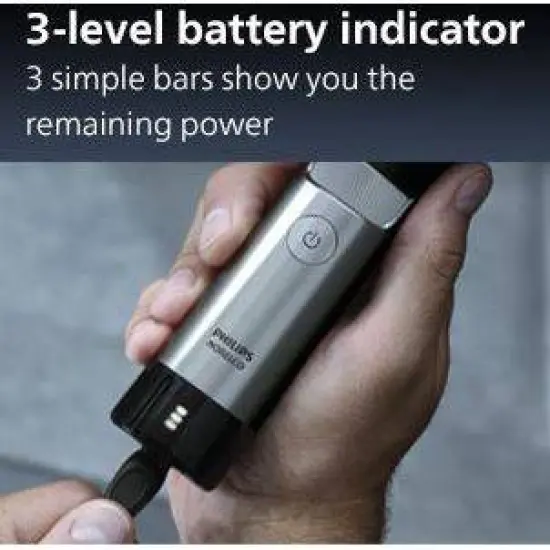 Philips Norelco Series 9000 Beard & Hair Men's Rechargeable Electric Trimmer - BT9810/40 image {8}