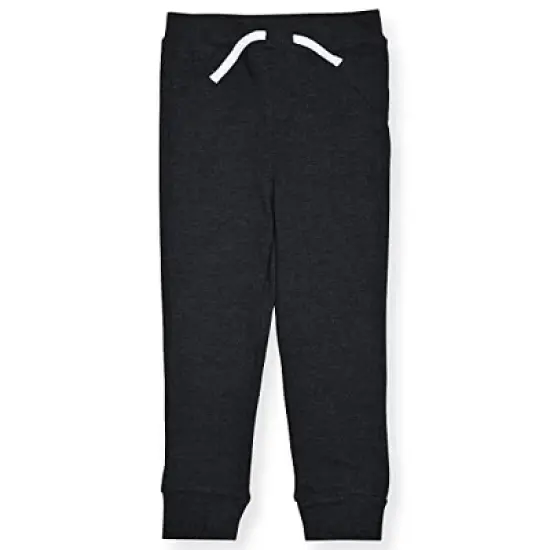 Warner Bros Boy's Batman 3 Piece Coordinates, Graphic Printed Hooded Puffer Vest, Long Sleeve Shirt, and Jogger Pants Set for toddler image {2}