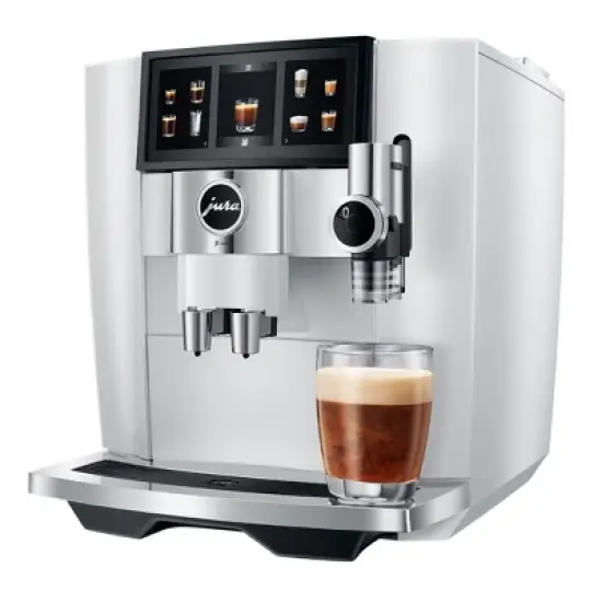 Jura J8 twin Diamond White Automatic Coffee Machine with Sweet Foam Function image {1}