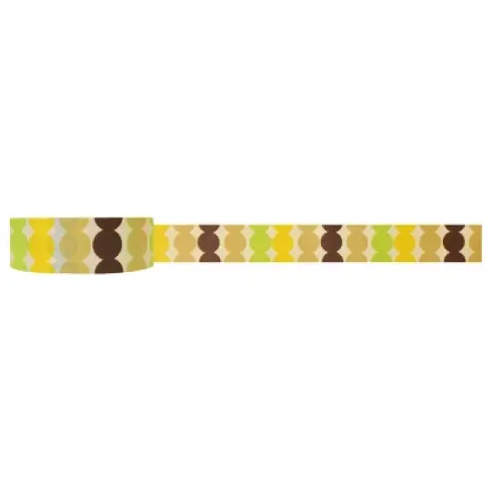 Wrapables Dotted Washi Masking Tape, Pineapple Express image {1}