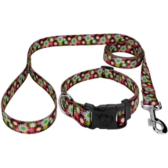 Country Brook Petz Daisy Fields Deluxe Dog Collar and Leash image {5}