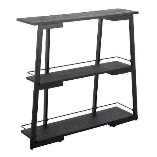 41" Converge 3 Shelf Vertical Bookcase - Lumisource image {9}