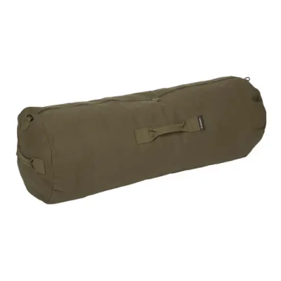 Stansport Cotton Canvas Duffel Bag With Handles O.D. image {7}