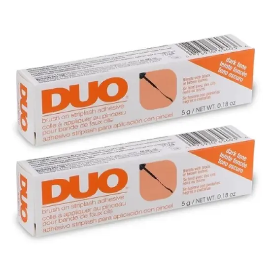 Ardell Duo Dark Brush On Adhesive, 0.18 oz (PACK OF 2) - Eyelash Glue for Eye Lashes | UPC#. 073930568964 image {2}