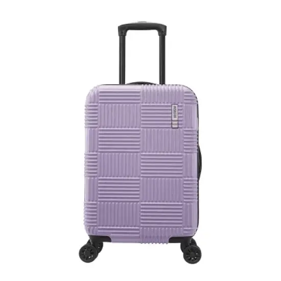 American Tourister NXT Checkered Hardside Carry On Spinner Suitcase image {15}