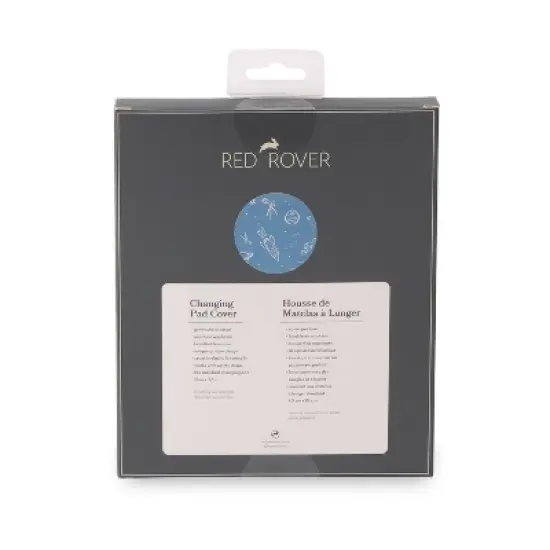 Red Rovr Cotton Muslin Changing Pad Cover image {3}