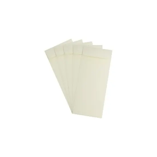JAM Paper #14 Policy Business Strathmore Envelopes 5 x 11.5 Natural White Wove Bulk 500/Box image {2}