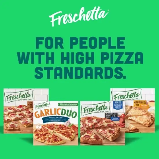 Freschetta Garlic Duo Sausage Frozen Pizza - 20.35oz image {5}