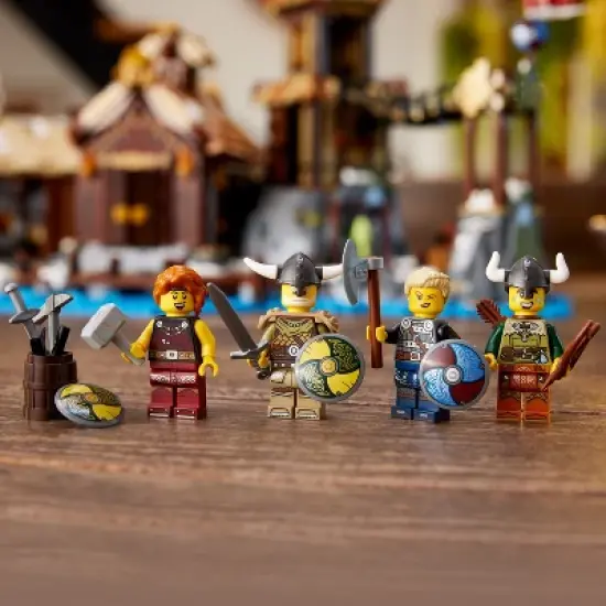 LEGO Ideas Viking Village Model Building Set 21343 image {4}