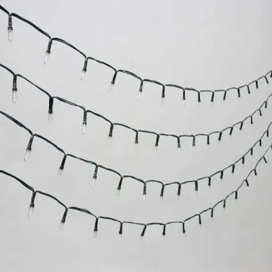 210ct LED Philips ChromaBright App Controlled Indoor/Outdoor Miniature String Lights Multi-Colored with Green Wire image {2}