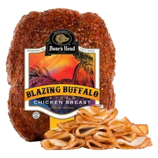 Boar's Head Blazing Buffalo Chicken - Deli Fresh Sliced - 4.5lbs - price per lb image {3}