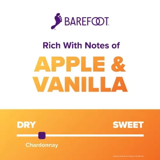 Barefoot Cellars Chardonnay White Wine - 1.5L Bottle image {2}