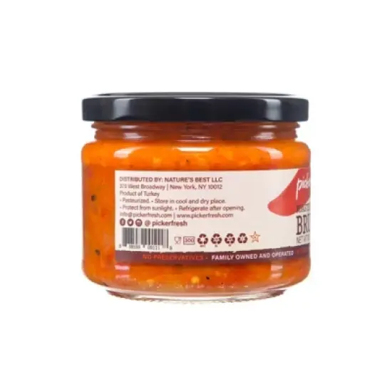 Pickerfresh Roasted Red Pepper Bruschetta - Case of 6/10 oz image {4}