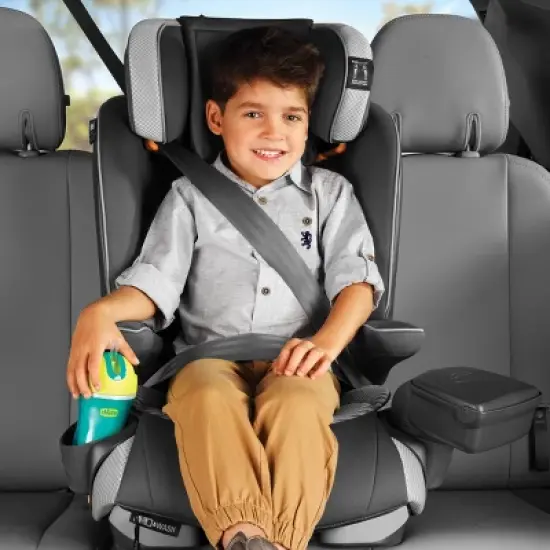 Chicco MyFit Zip Air Harness Booster Car Seat - Q Collection image {10}