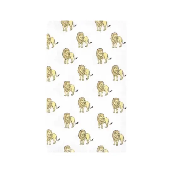 Hudson Baby Cotton Flannel Burp Cloths, Neutral Safari World 10-Pack, One Size image {5}