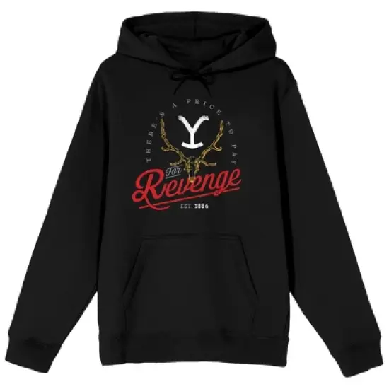 Yellowstone There's A Price to Pay for Revenge Men's Black Sweatshirt image {4}