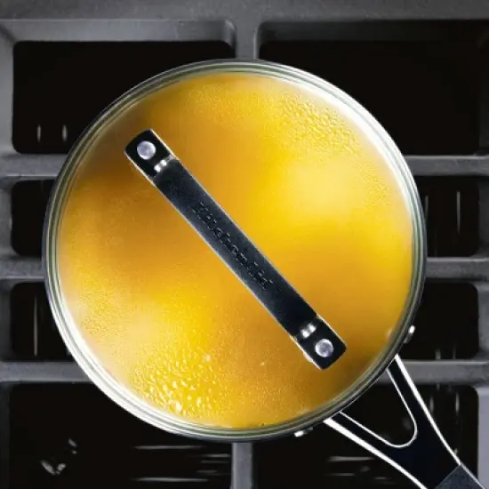 KitchenAid 2qt Stainless Steel Saucepan with Measuring Marks Light Silver image {4}