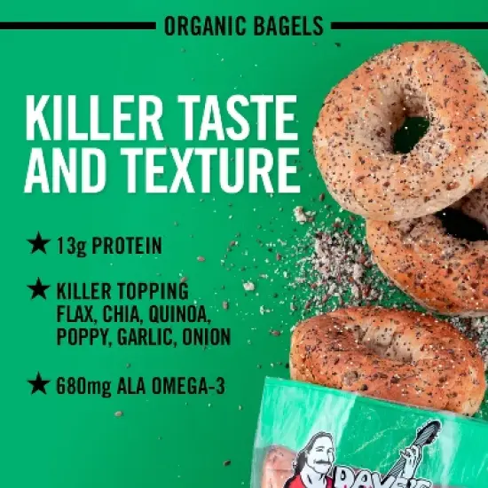 Dave's Killer Bread Epic Everything Organic Bagels - 16.75oz image {1}