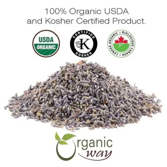 Organic Lavender Flower Whole 4 Oz image {4}