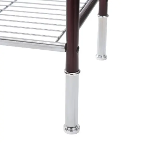 3 Tier Duplex Line Storage Tower Black - Organize It All image {5}