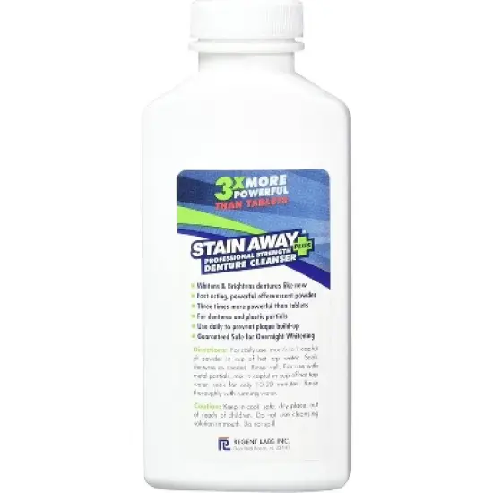 Stain Away Plus Denture Cleaner Professional Strength 8.1 oz image {1}