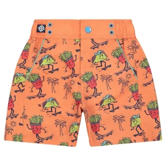 Andy & Evan Toddler 2-Piece Rashguard Set Orange, Size 2T image {1}