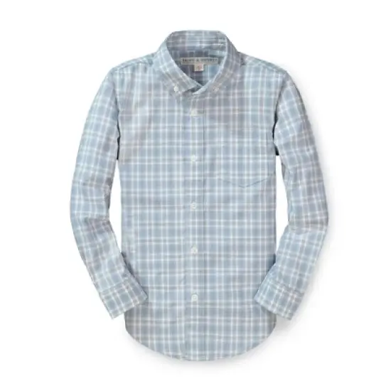 Hope & Henry Boys' Poplin Button Down Shirt, Kids image {7}