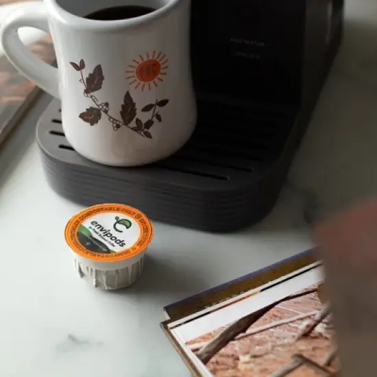 Fresh Roasted Coffee Cinnamon Swirl Flavored Coffee - 48ct compostable envipods image {6}