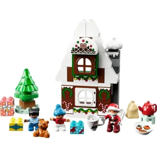 LEGO DUPLO Santa's Gingerbread House Toy 10976 image {1}