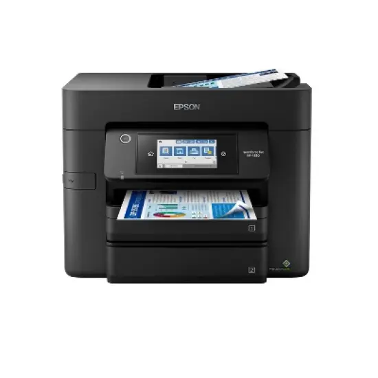 Epson WorkForce Pro WF-4830 Wireless All-in-One Printer - Black: Automatic 2-Sided Printing & Scanner, 500-Sheet Capacity image {7}