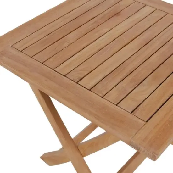 Decksplore Teak Adirondack Chair Set with Table 5PCS image {4}