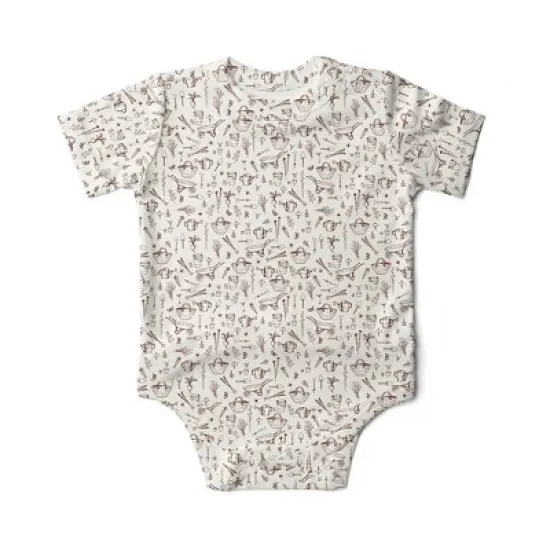 Goumikids Viscose Made from Bamboo + Organic Cotton Short-Sleeve Baby Bodysuit image {11}