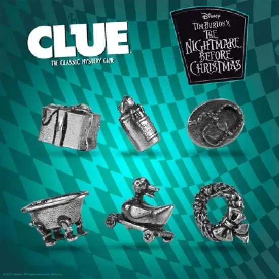 CLUE: Nightmare Before Christmas - Tim Burton Collectible Board Game, Ages 8+, 2-6 Players image {4}