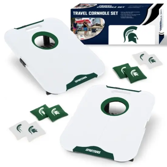 NCAA Michigan State Spartans All-Weather Travel Cornhole Set image {6}