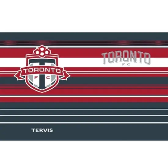 MLS Toronto FC 30oz Hype Stripe Stainless Steel Tumbler image {1}