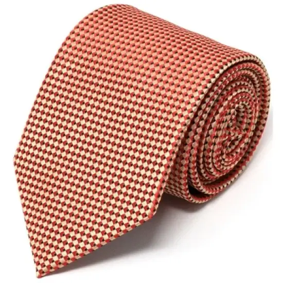 Men's Diamond Pattern Micro Fiber Poly Woven Regular Neck Tie image {7}