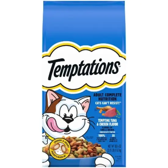 Temptations Tempting Tuna and Chicken Flavor Dry Cat Food image {11}