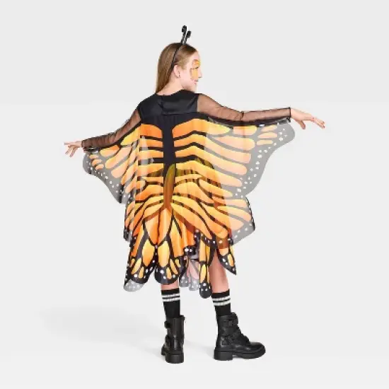 Kids' Glows under Blacklight Monarch Butterfly Costume Dress - Hyde and EEK! Boutique&trade; image {1}