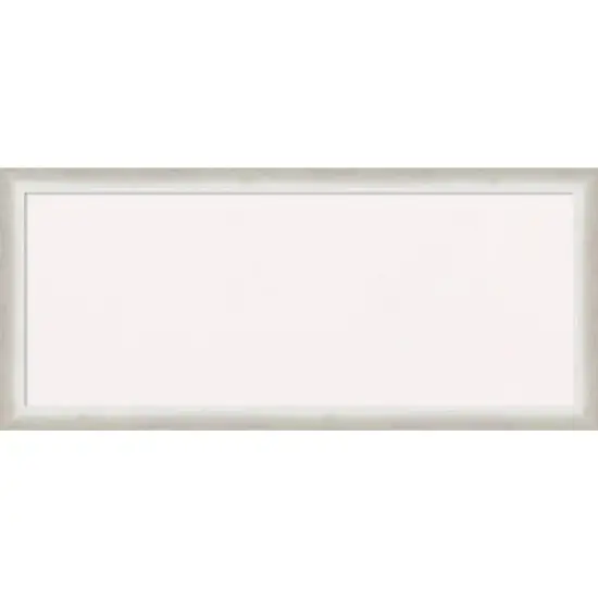 32"x14" Two Tone Wood Frame White Cork Board Silver - Amanti Art: Bulletin Board for Office, Wall Mount, No Choking Hazard image {10}