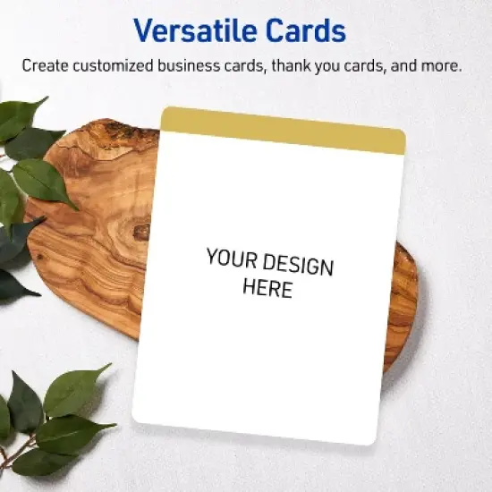 Avery 4.25" x 5.5" Cards, Gold-Dipped Edge, 20 ct image {5}