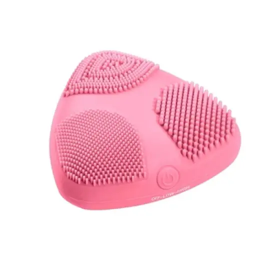 True Glow by Conair SkinPod Silicone Cleansing Brush - Pink image {3}