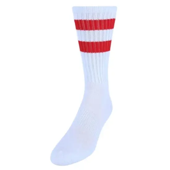 CTM Men's Crew Striped Socks (3 Pairs) image {3}