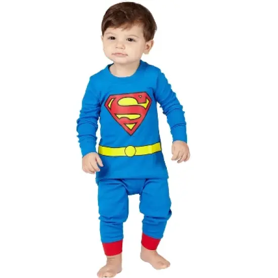 INTIMO Boys' Toddler' Superman Pajama Set image {4}