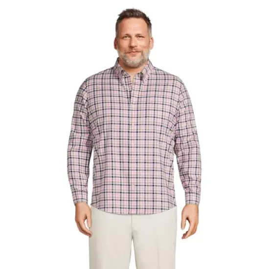 Lands' End Men's Traditional Fit No Iron Twill Shirt image {13}