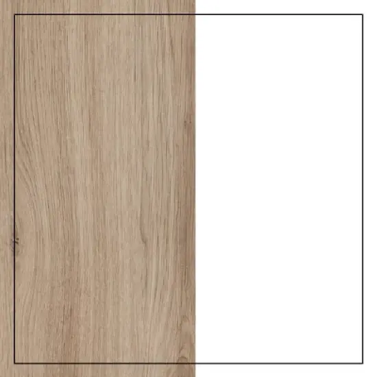 Cookie Changing Table - Pure White and Rustic Oak - South Shore image {11}