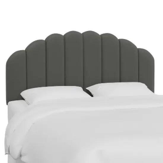 Twin Emma Shell Upholstered Headboard - Skyline Furniture image {5}
