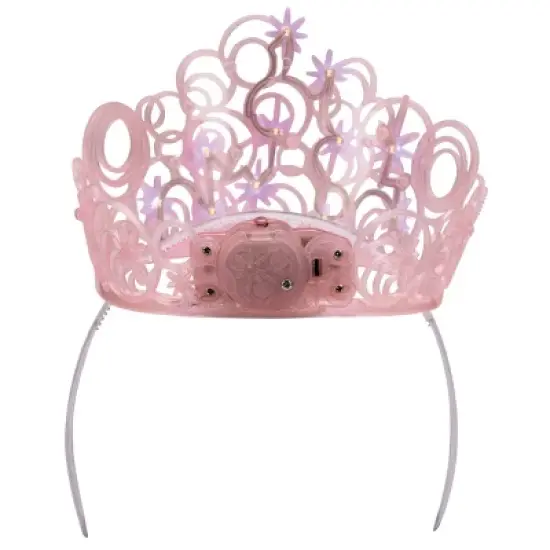 NBCUniversal Wicked Glinda Upland Light Up Crown Costume Headwear One Size Child image {3}
