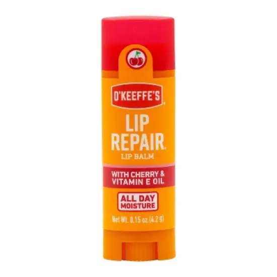 O'Keeffe's Lip Repair Balm Twin Pack - Cherry - 0.15/2pk image {2}