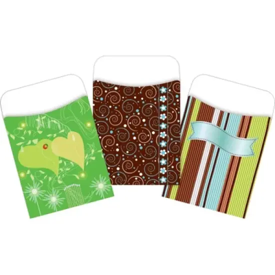 3pk 30ea Earth Day Peel & Stick Library Pockets - Barker Creek: Educational Teaching Aid for All Ages, 90 Pieces image {5}