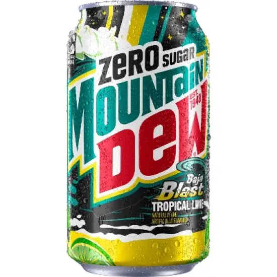 Mountain Dew Baja Blast Zero Sugar - 12pk/12 fl oz Cans image {6}